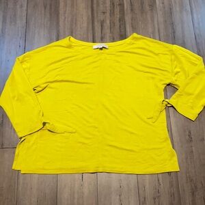 5 for $25 Loft bright yellow top loose fitting